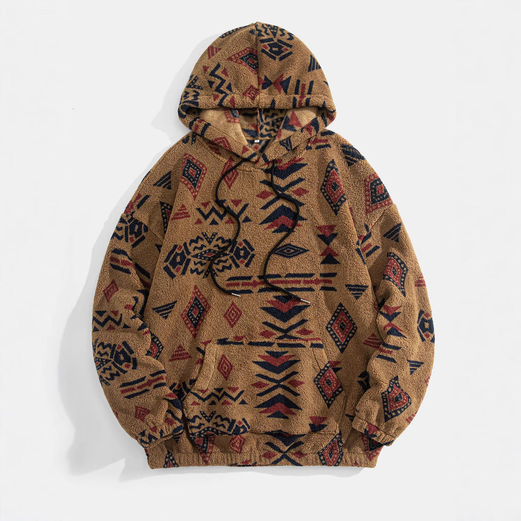 Men's And Women's Hoodie Ethnic Style