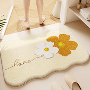 Thickened Plush Water-absorbent Bathroom Floor Mat