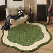 Retro-style Living Room Rug Slip-resistant Mat for Beanbag Chairs