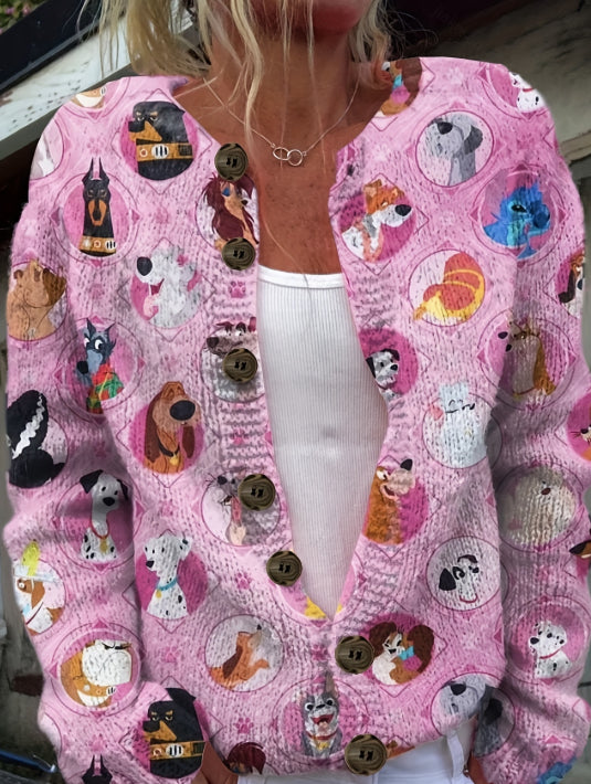 Digital Printed Cardigan Hoodie Jacket