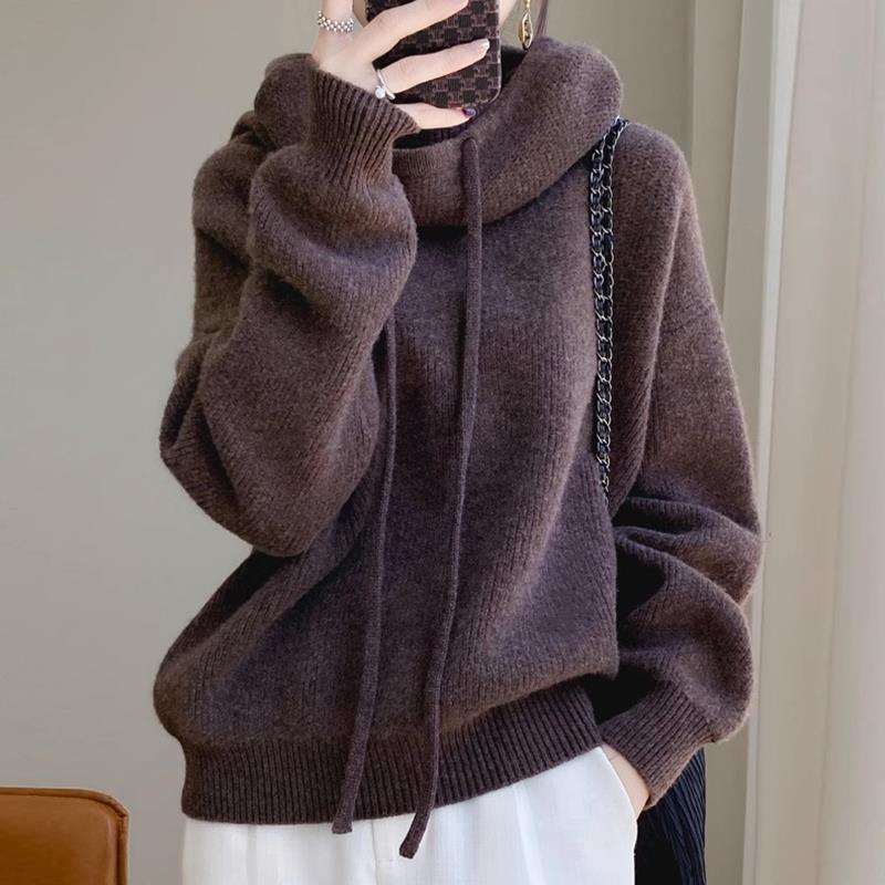 Cozy Oversized Winter Knit Sweater for Women
