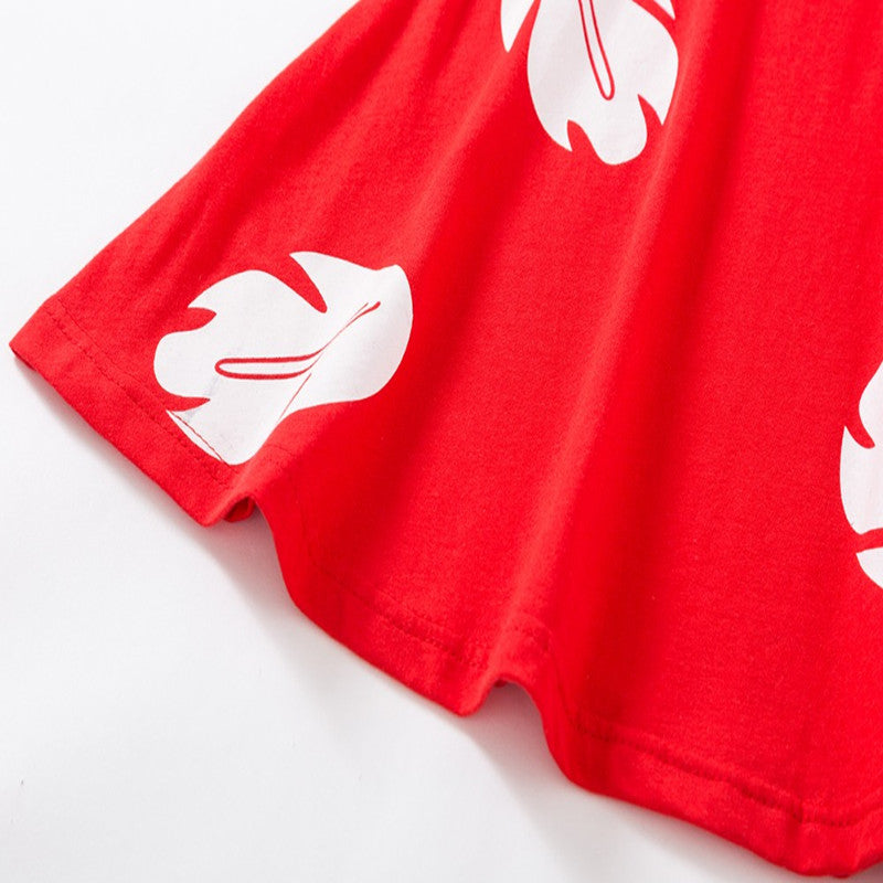 Girls Lilo-Inspired Dress Cake Skirt Costume
