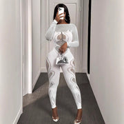 Women's Slim-Fit One-Piece Knit Jumpsuit