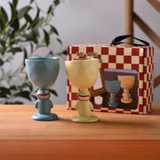 Unique 3D Monster Glassware - Hand Painted & High Footed