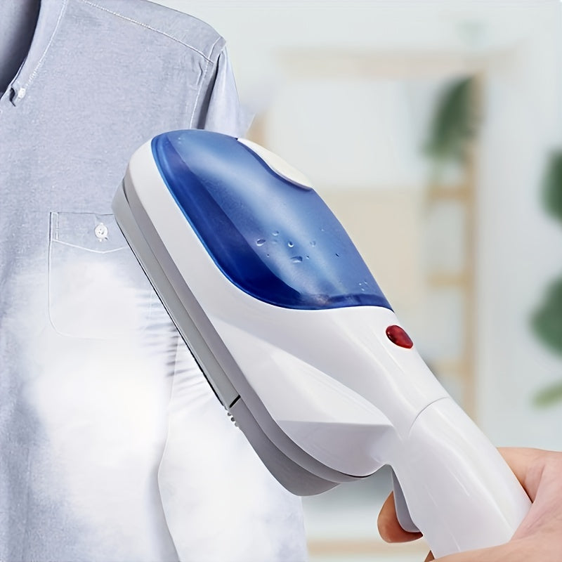 PANCERKA 1pc Handheld Steamer Iron for Clothes - Powerful Steam for Wrinkle Removal, Compact & Portable Design, Ideal for Home, Office, and Travel, US Plug, 110-130V, White & Blue, Clothes Steamer,...