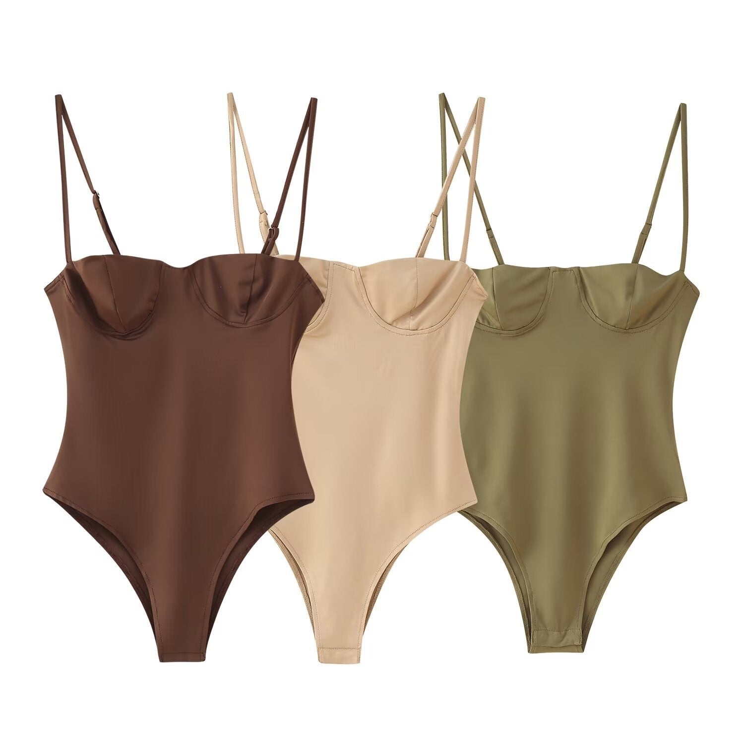 Women's Seamless Fitness Bodysuit Solid Color Jumpsuit