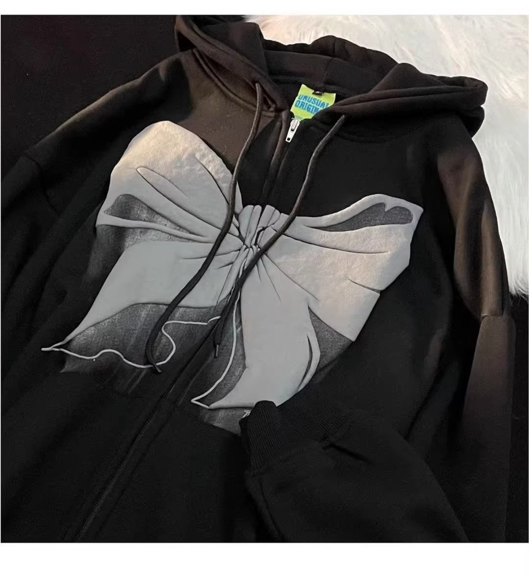 Sweet Cool Fleece-Lined Zipper Jacket