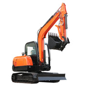 6‑Ton Mini Hydraulic Crawler Excavator – 13,228 lb, Water‑Cooled Diesel Engine, Hydraulic Controls, Multi‑Motor Configuration