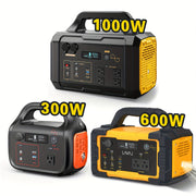 1024Wh Solar Power Station 1024Wh 1000W Portable Power Station | Solar Generator (Excluding Solar Panels) with AC Outlet, 2 DC Ports, 3 USB Ports | Backup Battery for Outdoor Camping, Emergency, Tr...