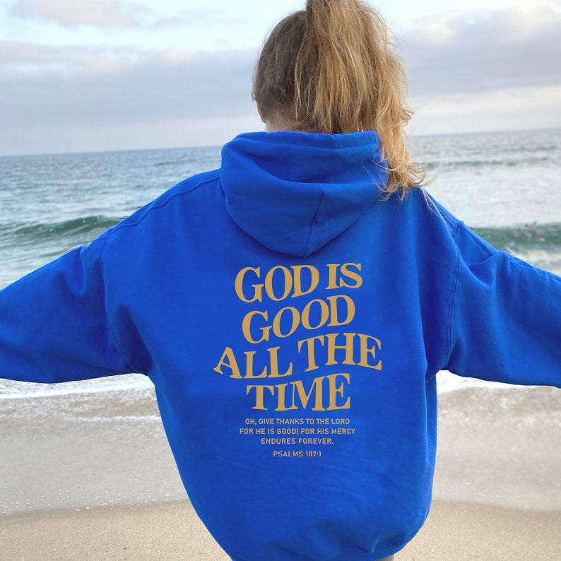 Cozy Fleece Letter Slogan Kangaroo Pocket Hoodie