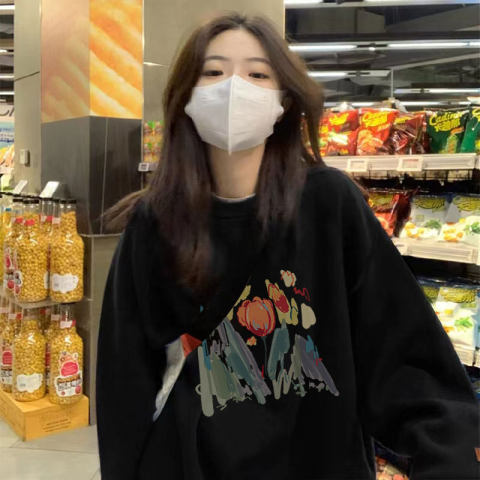 Thickened Velvet Oversized Hoodie Streetwear Coat