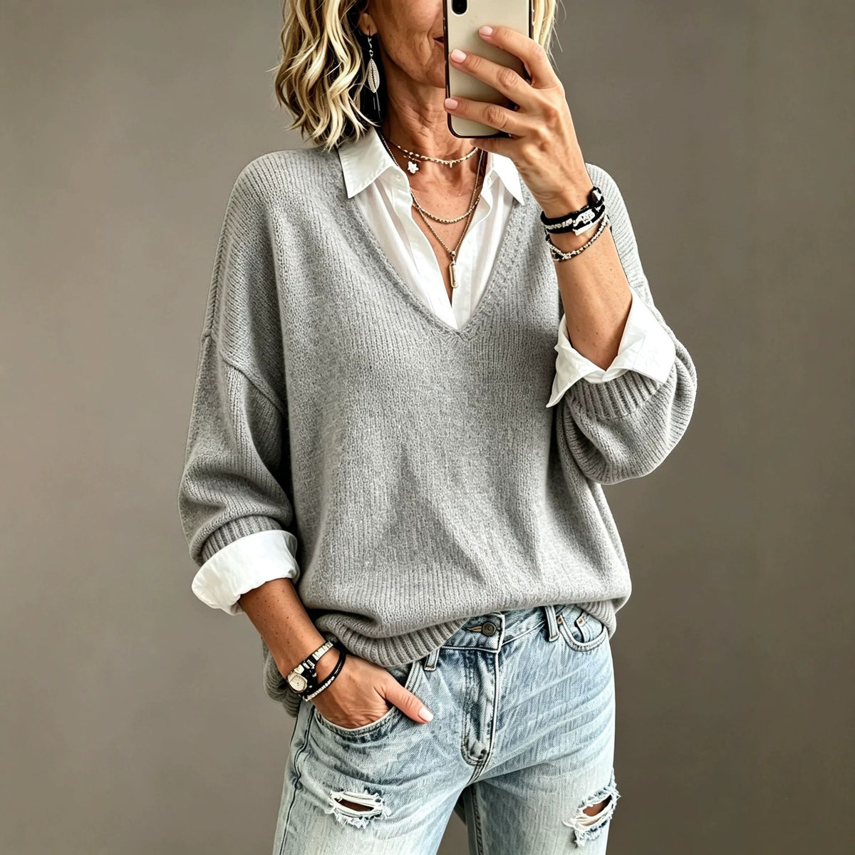 Everyday Casual Elegant Long-sleeve Sweater