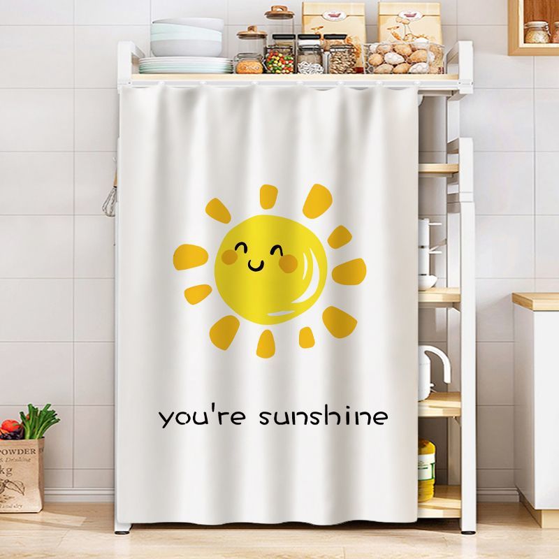 Practical Storage Rack Sundries Shade Curtain Wardrobe Dustproof Ugly