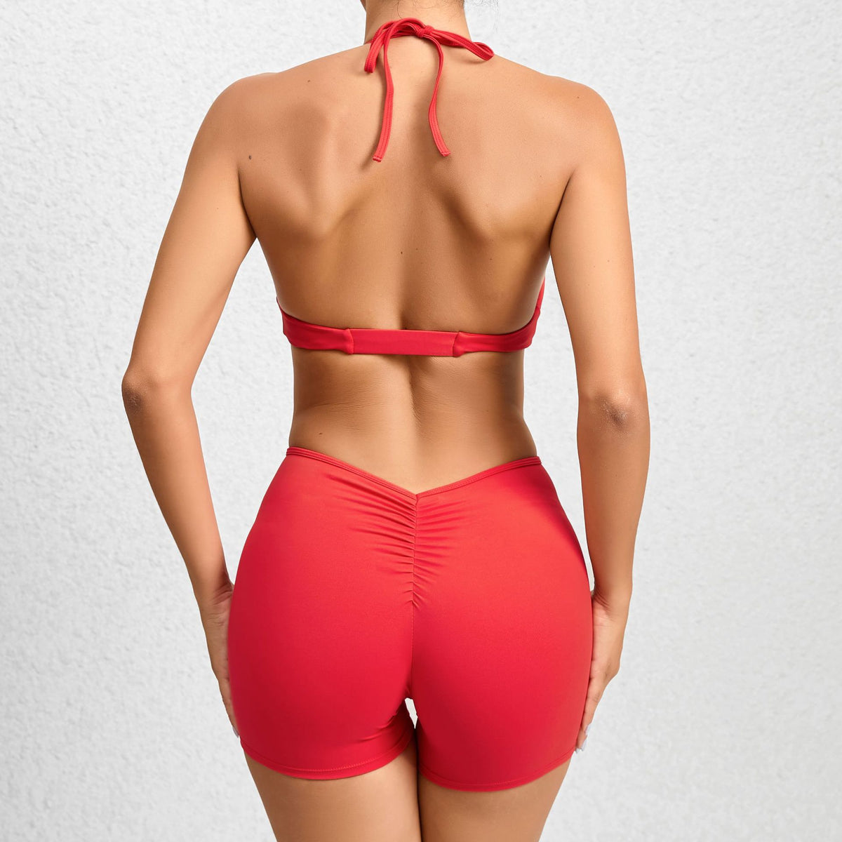 Seamless Two-Piece Fitness Yoga Jumpsuit for Workout
