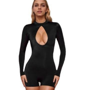 Sleek Cutout Long-Sleeve Jumpsuit