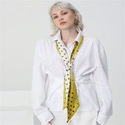 Silky Polka Dot Scarf