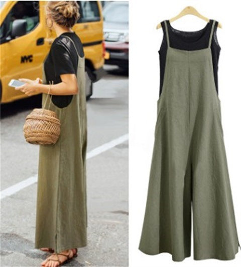Women's Casual Minimalist Strap Jumpsuit