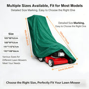 Outdoor Lawn Mower Cover – 300D Oxford Fabric with Drawstring Bottom Closure