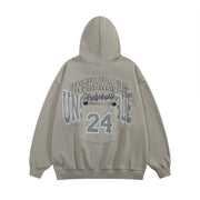 Unisex Fleece-Lined Hooded Sweatshirt Cozy Winter Pullover