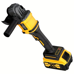 Rechargeable Lithium-Ion Angle Grinder with Safety Guard