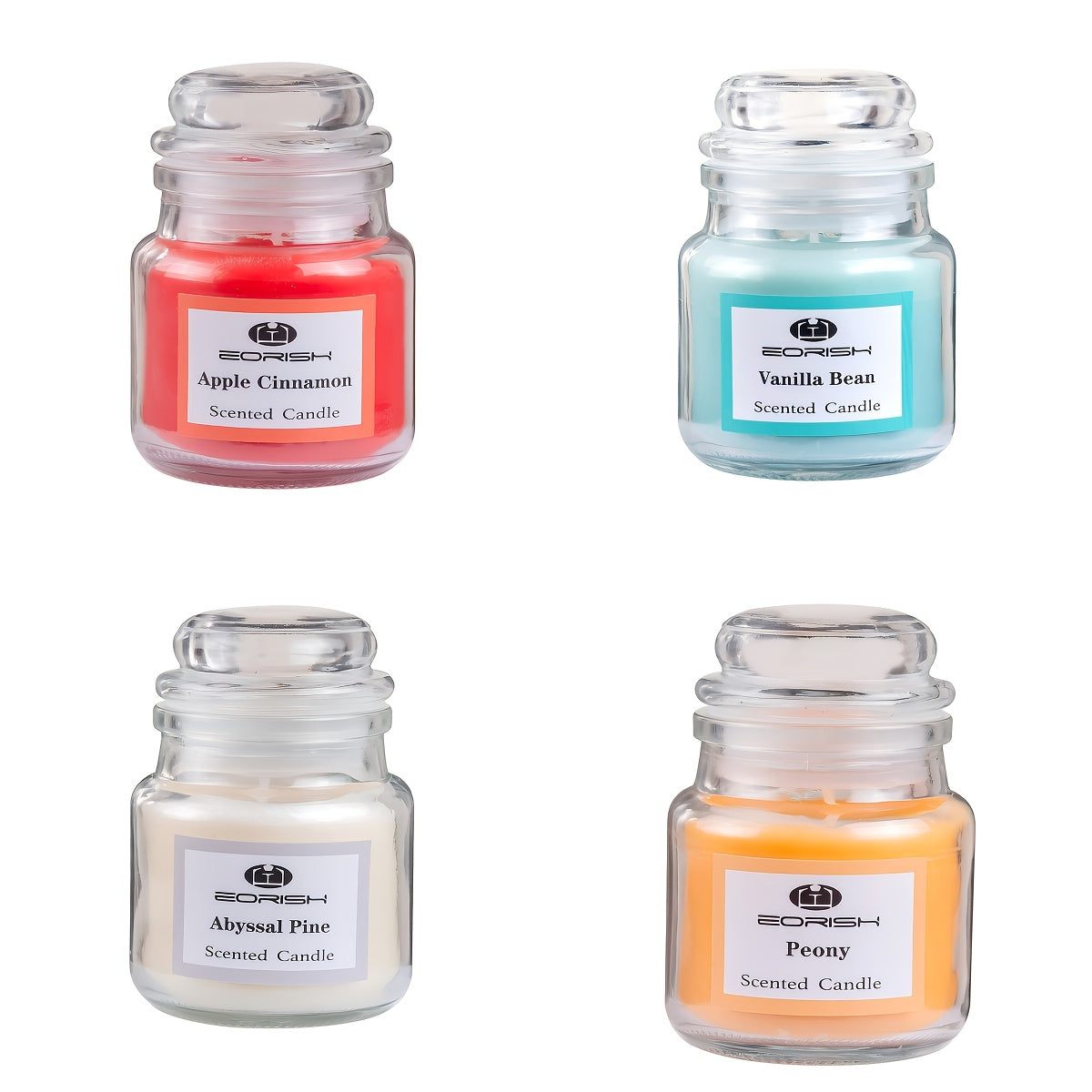 Vanilla Bean Pine Apple Cinnamon and Raspberry Scented Candle