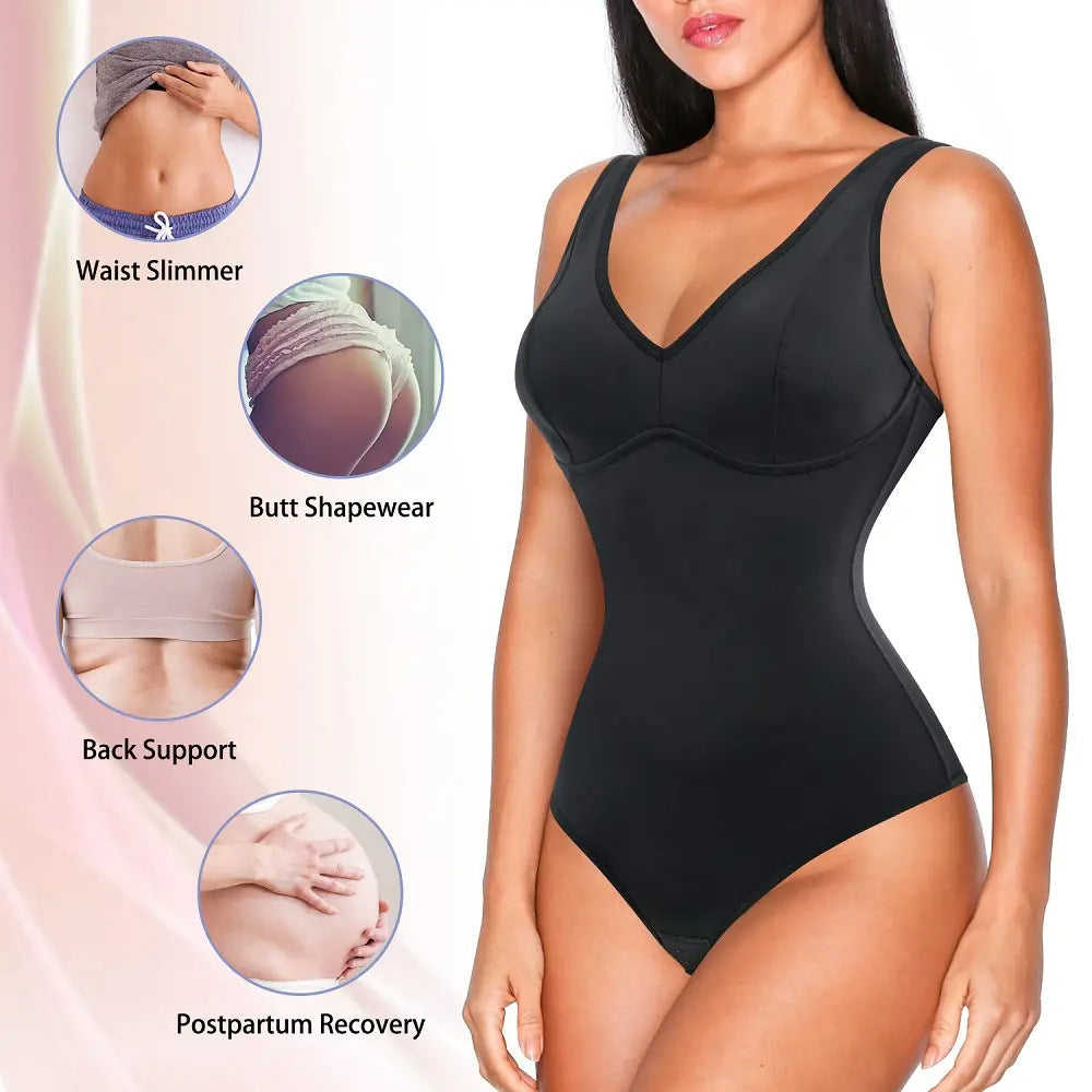 Women's Slim-Fit V-Neck Shaping Corset
