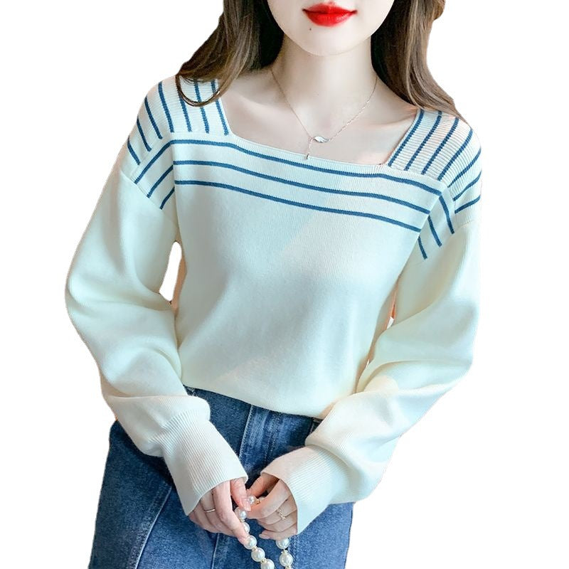 Western-style Sweater for Layering As an Undershirt