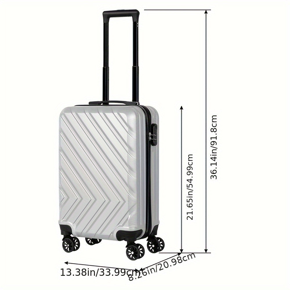1pc/2pcs Suitcase Set Boarding Luggage Bag, 20inch Satchel Suitcase And 14inch Handbag Can Be Worn Diagonally Across The Trolley Case, with Wheels, Multi-Color Suitcase, for Office, Carryon...
