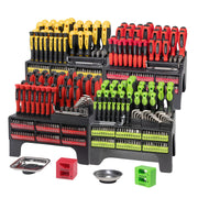 XSLRDKE 100/118/126pcs Screwdriver Set Insulated Magnetic Screwdriver Tool with Plastic Racking for Electronics And Precision Work, Non-Slip Rubber Handles, Men's Tools, Fathers Day Gift, Tools Set...
