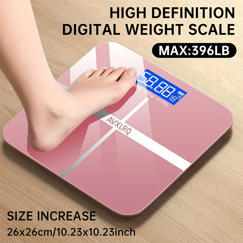 Weight Scale Electronic Scale, 396 Pound Digital Bathroom Scale, High-precision Weight Scale With LCD High-definition Display Screen And Temperature Display , Ultra Wide Platform, High-precision...