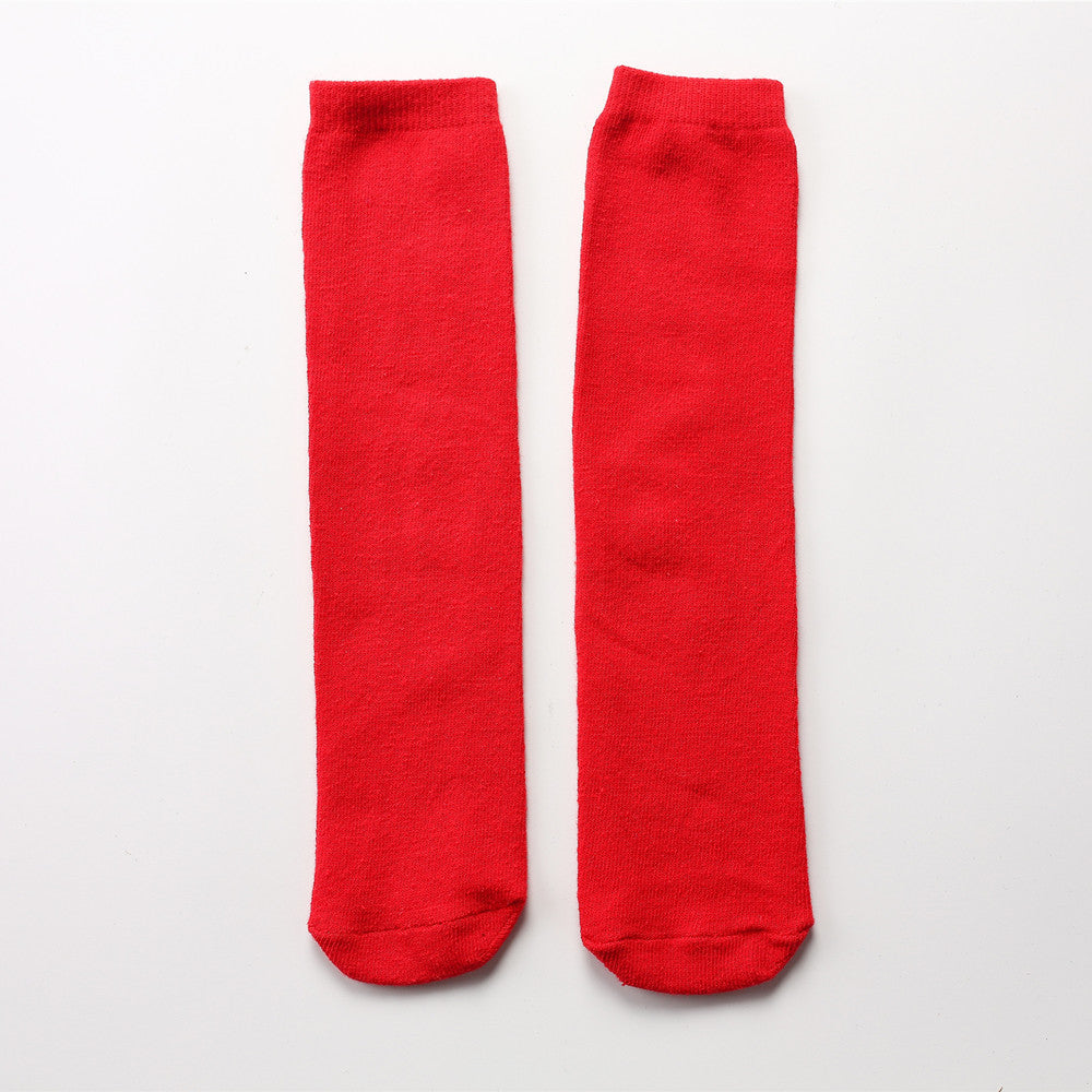 Bright Color College Socks for Kids and Adults