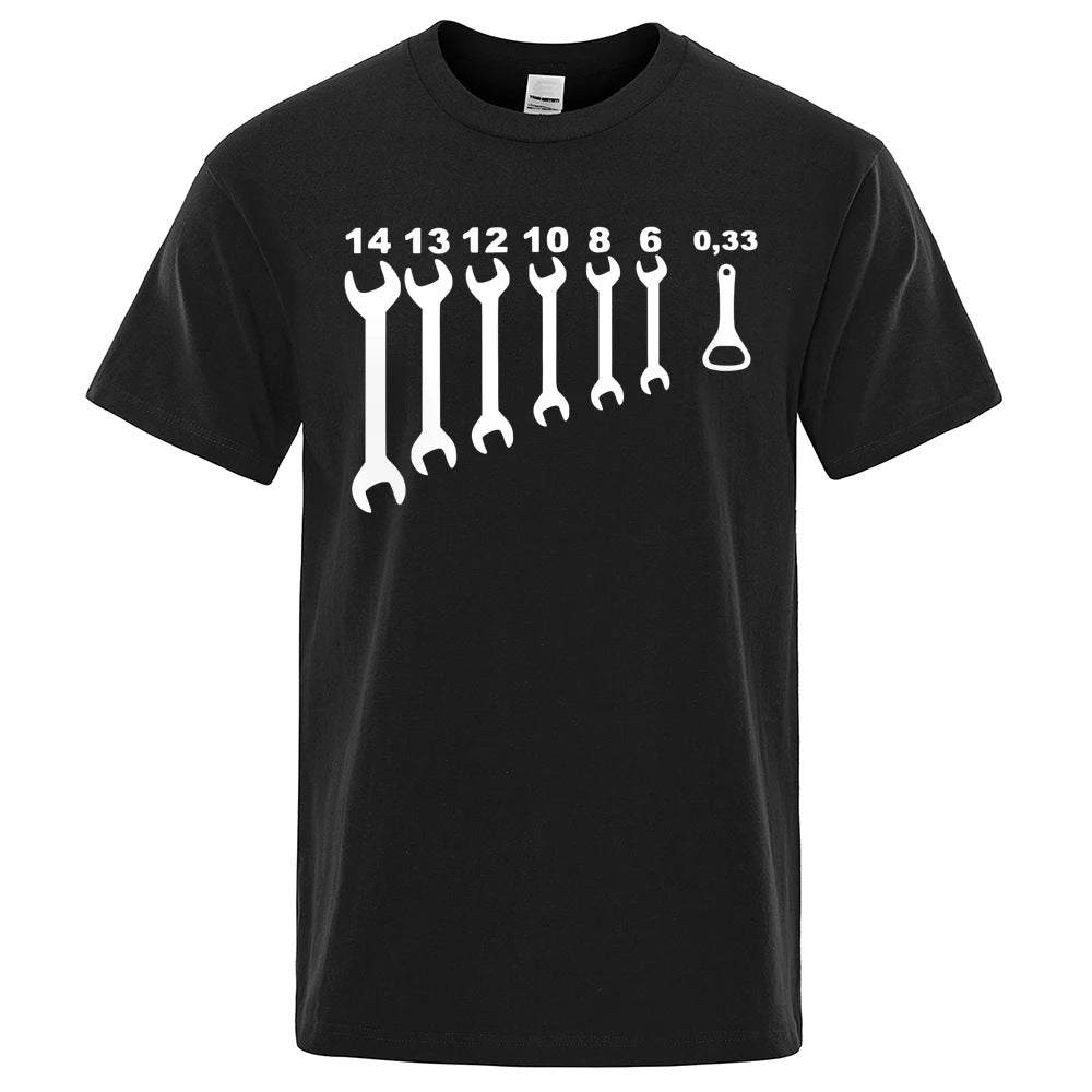 Men's Funny Car Repair Engineer Cotton T-Shirt