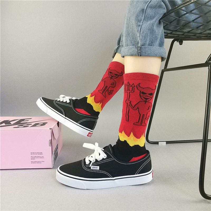 Cartoon Angel Socks for Men and Women