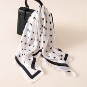 Add Elegance with Small Satin Silk Scarf