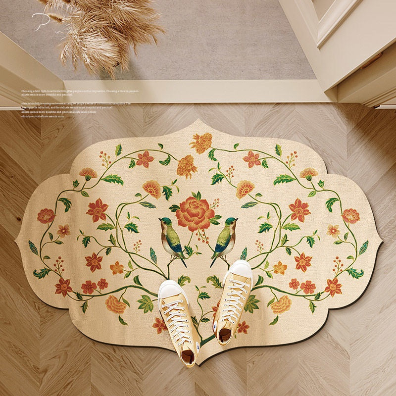 Household Bathroom Water-absorbent Non-slip Quick-drying Bath Mat
