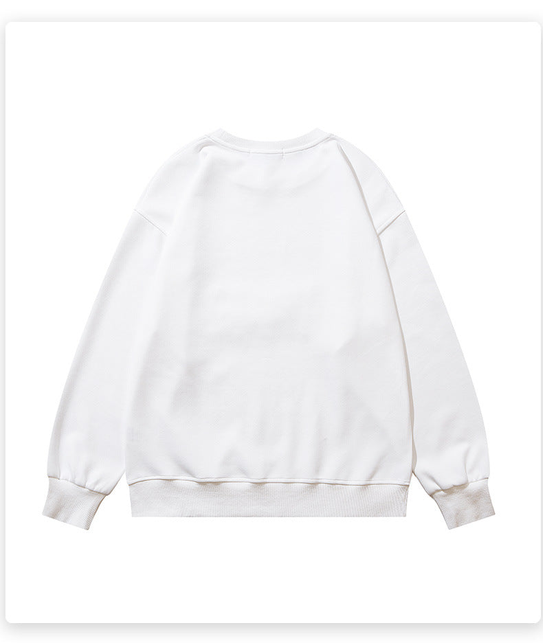 Casual Loose Long Sleeve Printed Coat Sweater