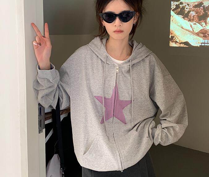 Oversized Hooded Cardigan Cozy Lazy Style Fall Coat