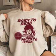 Women's Printed Round Neck Sports Pullover
