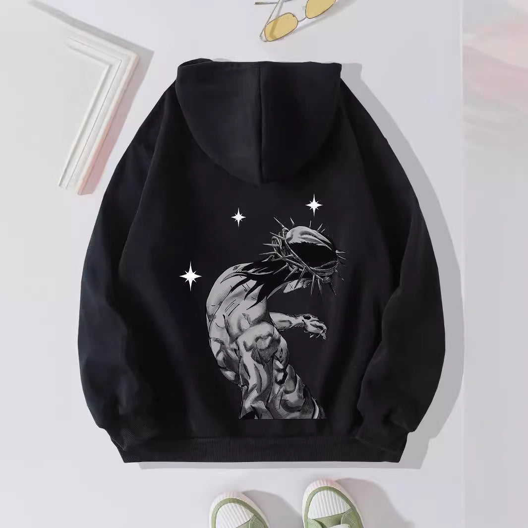 Cozy Jesus Letter Print Brushed Hoodie for Women