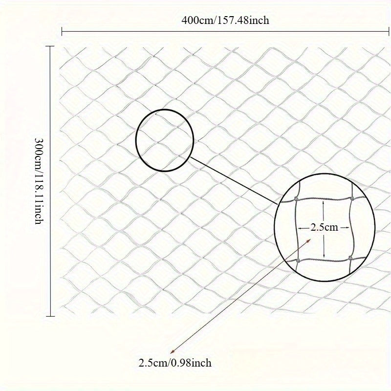 Transparent Cat Safety Net, Suitable For Balconies And Stairs - High-strength Durable PVC Pet Protection Net With 3-leg Stability, Anti-escape And Fall-proof, Easy To Install 8x3m/4x3m - Indoor Pet