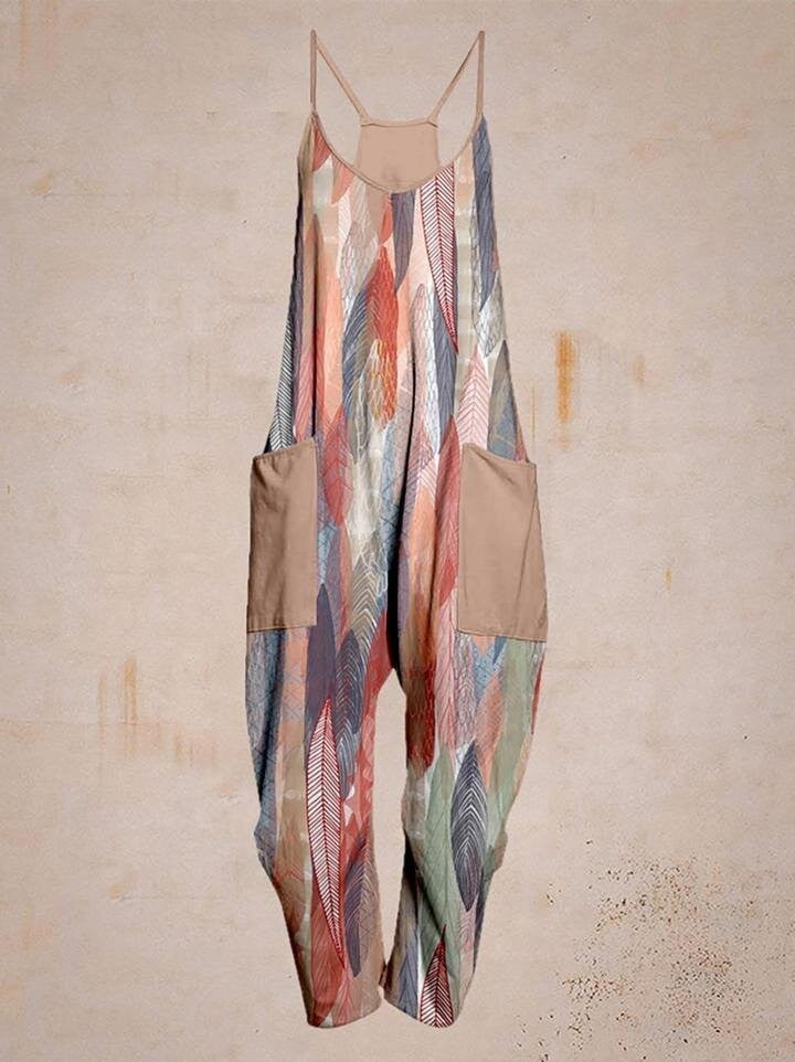 Fashion Personality Sports Straight Women's Jumpsuit