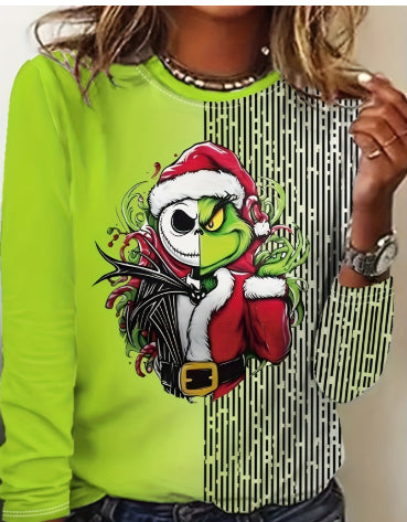 Festive 3D Snowman Christmas Women's Pullover Sweater