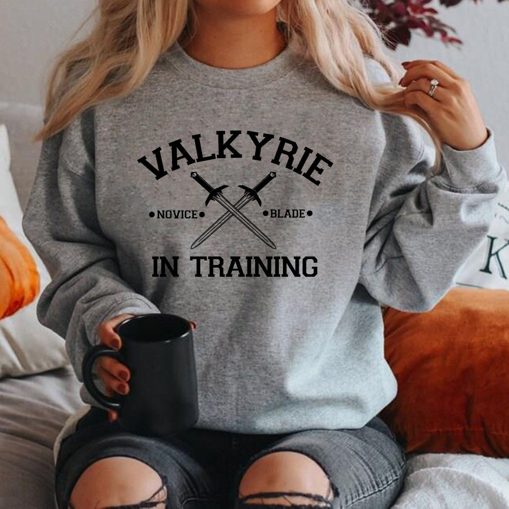 Valkyrie in Training Bookish Graphic Sweatshirt