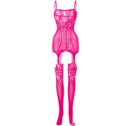 Women Hollow Stockings Tight Fishnet Clothes One-piece