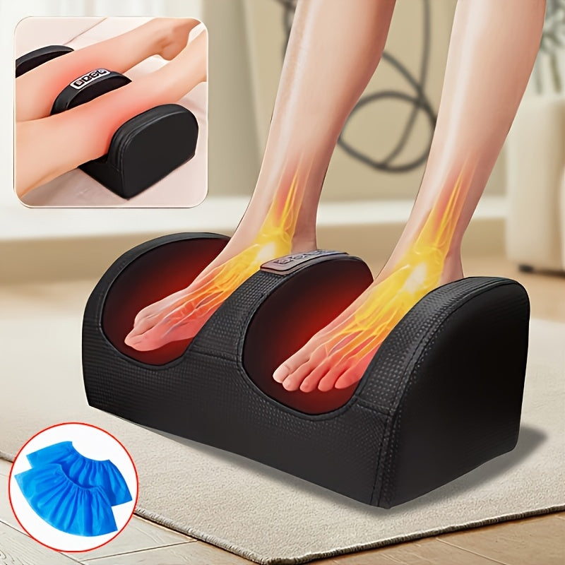 Electric Foot Massager with Heat Therapy for Feet, Legs, and Arms