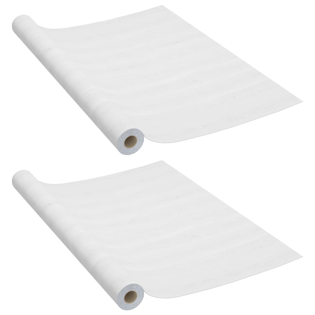 Self-adhesive Door Films, 2 Pieces, White Pvc