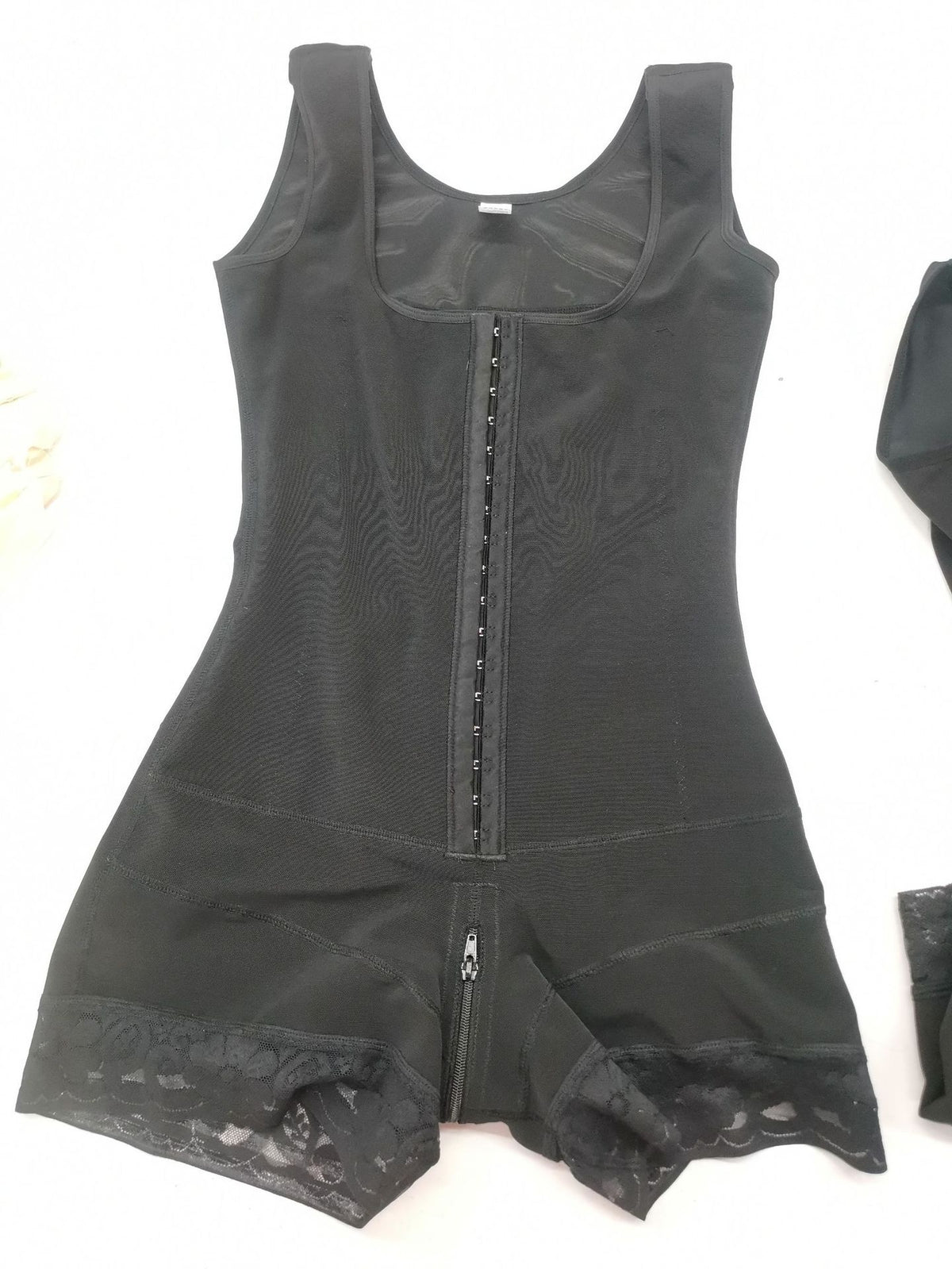 European And American Corset One-piece Zipper Bottom Crotch Belly Contracting Hip Lifting Enhanced Version