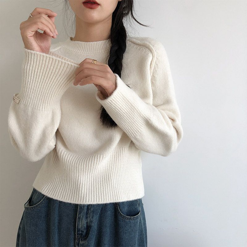 Autumn All-matching Lazy Style Pullover Sweater