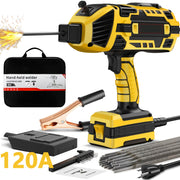Portable Welding Machine, 20-120A Upgraded 110V Handheld ARC Welding Machine With IGBT Inverter 6 Variable Current Adjustment, Welding Tool Set For 3/32"-1/8" Welding Rods And DIY, Professional Use...