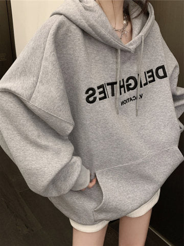 Women's Plus Size Anime Cartoon Loose Sweater